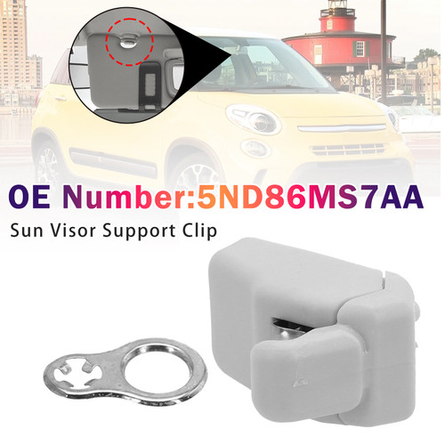 Sun Visor Support Clip 5ND86MS7AA For Fiat 500L 2014-2017