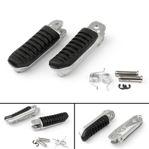 Front Footrest Pedals Foot Pegs For Suzuki GSX1200 (98-00) GSX 750 W/X/Y/K1 Left (98-03) GSXR1100 (90-98)