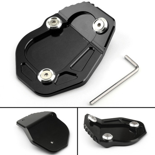 Kickstand Side Stand Enlarger Plate Pad For BMW R NINE T (2017) Black Kickstand Side Stand Enlarger Plate Pad For BMW R NINE T (2017) Black
