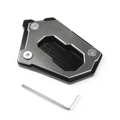 Kickstand Side Stand Enlarge Extension Plate For BMW R1200GS Adventure 2014-2016 Titanium Kickstand Side Stand Enlarge Extension Plate For BMW R1200GS Adventure 2014-2016 Titanium