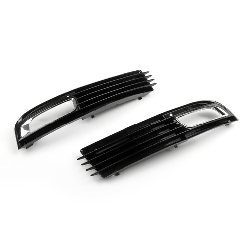 ABS Car Lower Bumper Left Right Grille Fog Light Grill For Audi A8 D3 (08-10) ABS Car Lower Bumper Left Right Grille Fog Light Grill For Audi A8 D3 (08-10)