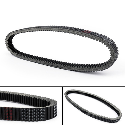 Drive Belt 0627-010 For Arctic Cat Z 570, Cat 4 F5 F6 F7,  Cat Mountain Cat, Cat Sabercat 500 600, Cat Triple Touring, Cougar Mountain, Cat EXT, Black