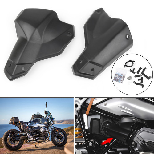 Engine Valve Cylinder Head Guard Cover Protectors For BMW R1200 R NINE T (2013-2017) Black Engine Valve Cylinder Head Guard Cover Protectors For BMW R1200 R NINE T (2013-2017) Black
