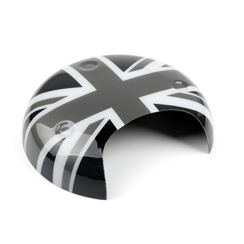 Tachometer Panel Cover MINI COOPER R55 R56 R57 R58 R59 R60 R61 Union Jack UK Flag Black Gray