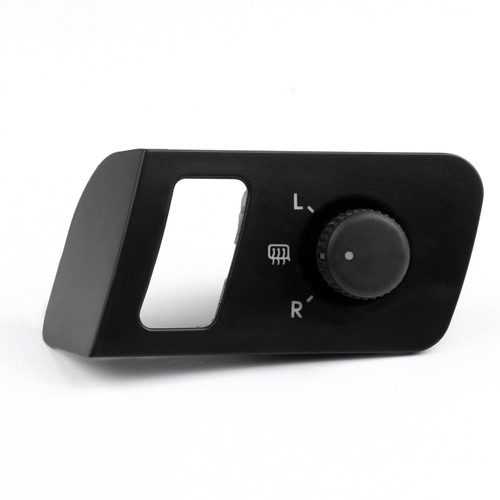 Side Rear View Mirror Switch Adjust Knob With Heat OEM for VW Touran Caddy, Black Side Rear View Mirror Switch Adjust Knob With Heat OEM for VW Touran Caddy, Black
