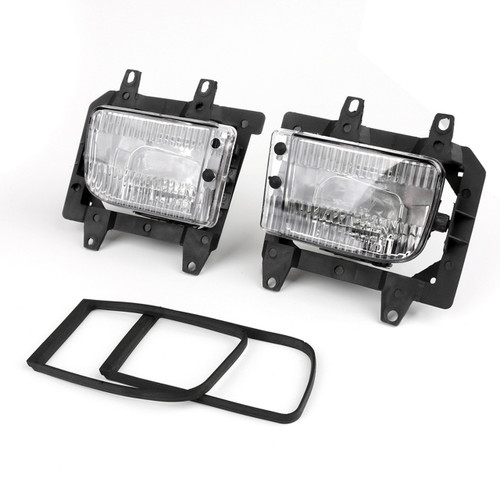 Front Bumper Fog Lights Plastic Lens Kit for BMW E30 3-Series Sedan (85-93) Clear Front Bumper Fog Lights Plastic Lens Kit for BMW E30 3-Series Sedan (85-93) Clear