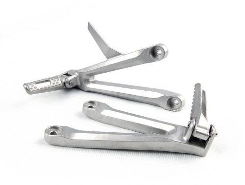 Rear Passenger Footpegs Footrests Brackets Set Honda CBR600RR (2005-2006) 50720-MEL-305, 50730-MEL-305, 50750-MEE-D00, 50760-MEE-D00 Rear Passenger Footpegs Footrests Brackets Set Honda CBR600RR (2005-2006) 50720-MEL-305, 50730-MEL-305, 50750-MEE-D00, 50760-MEE-D00