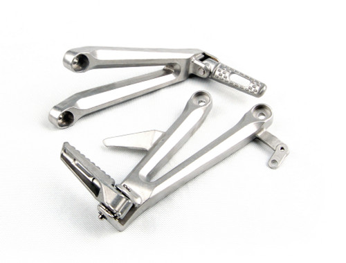Rear Passenger Footpegs Footrests Brackets Set Honda CBR1000RR (2004-2007) 50720-MEL-305, 50730-MEL-305, 50750-MEL-000, 50760-MEL-000 Rear Passenger Footpegs Footrests Brackets Set Honda CBR1000RR (2004-2007) 50720-MEL-305, 50730-MEL-305, 50750-MEL-000, 50760-MEL-000