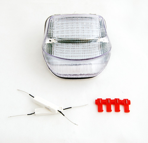 Tail Light with integrated Turn Signals for Honda CBR 1100 XX (1999-2007), Clear Generic Tail Light with integrated Turn Signals for Honda CBR 1100 XX (1999-2007), Clear Generic