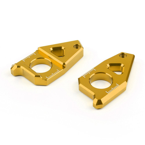 Chain Adjuster Yamaha TMAX 530 (12-15) YZF R1 (05-15) FZ8 (12-15) FZ1 (06-15) Gold Chain Adjuster Yamaha TMAX 530 (12-15) YZF R1 (05-15) FZ8 (12-15) FZ1 (06-15) Gold