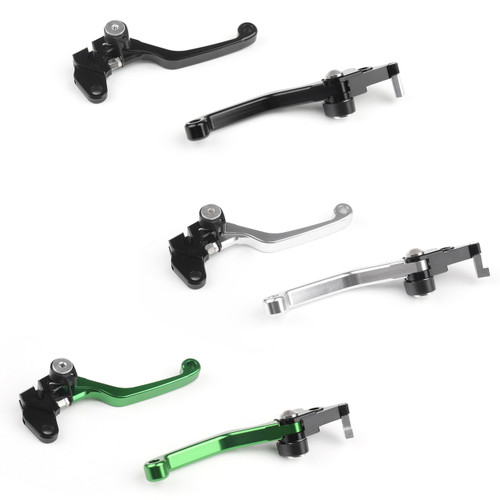 Shorty FLEX Pivot Levers Brake & Clutch Set for Kawasaki KLX250 D-TRACKER (93-97)