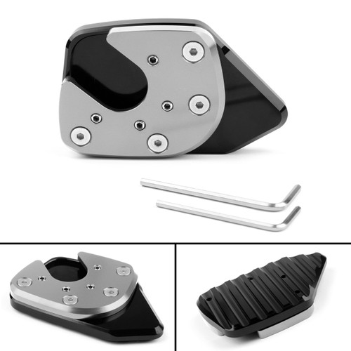 Side Stand Kickstand Enlarge Extension Pad Plate For Honda X-ADV 750 17-18 Titanium Side Stand Kickstand Enlarge Extension Pad Plate For Honda X-ADV 750 17-18 Titanium