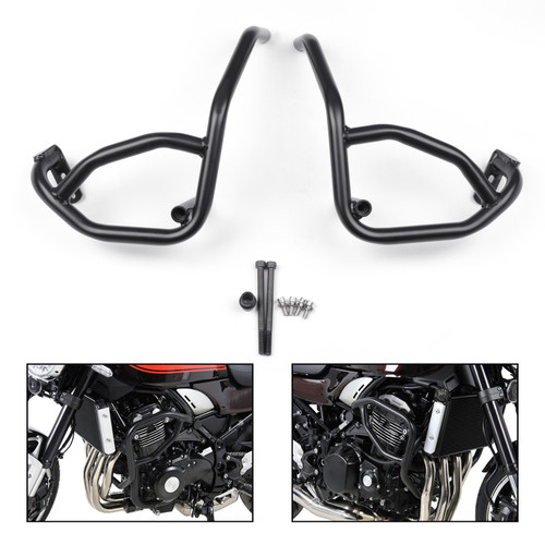 Engine Guard Crash Bars For Kawasaki Z900RS Cafe 2018 Black Engine Guard Crash Bars For Kawasaki Z900RS Cafe 2018 Black