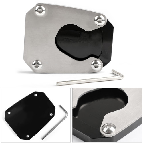 Kickstand sidestand stand extension enlarger pad For HONDA VFR1200X 2012-2017 Black Kickstand sidestand stand extension enlarger pad For HONDA VFR1200X 2012-2017 Black