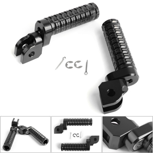 CNC Front Foot Pegs For CB125R CB250R CB300R 2018 CBR250RR 17-18 CB1100 13-14 CB1300 03-10 VFR1200X 12-13 Black