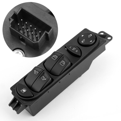 Power Window Switch Driver Side A6395451313 For Mercedes Benz Viano Vito W639 Black Power Window Switch Driver Side A6395451313 For Mercedes Benz Viano Vito W639 Black