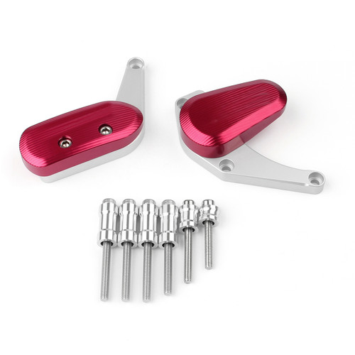 Stator Engine Crankcase Sliders Set Suzuki GSXR1000 2009-2012, Red