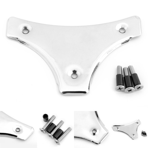 Sissy Bar Backrest Triangle Mounting Plate For Harley Touring Street Glide Chrome Sissy Bar Backrest Triangle Mounting Plate For Harley Touring Street Glide Chrome