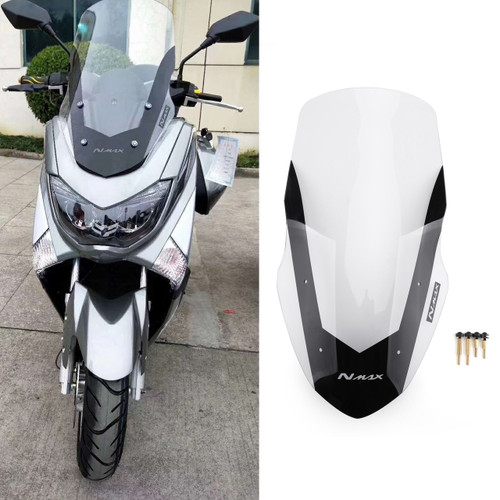 ABS Windscreen Windshield Deflector For Yamaha NMAX155 NMAX 155 16-18 Clear ABS Windscreen Windshield Deflector For Yamaha NMAX155 NMAX 155 16-18 Clear