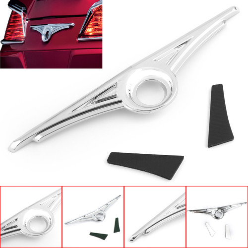 ABS Trunk Key Hold Trim For Honda Goldwing GL1800 2001-2018 Chrome ABS Trunk Key Hold Trim For Honda Goldwing GL1800 2001-2018 Chrome