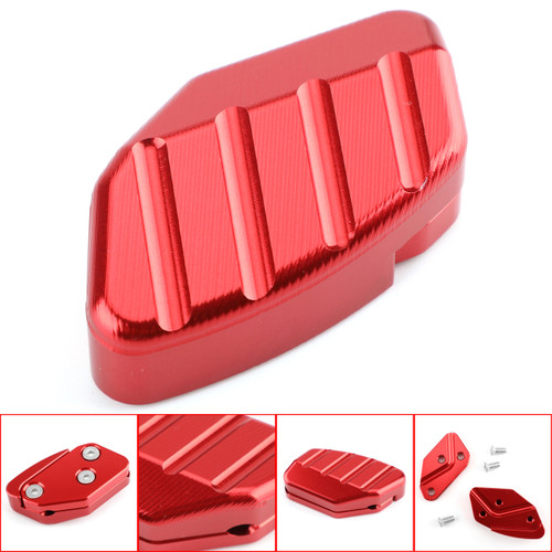 Foot Side Stand Extension Pad Plate Support For Yamaha XMAX125 XMAX300 XMAX250 XMAX400 2017-2018 Red