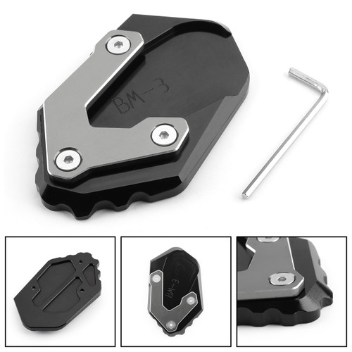 CNC Kickstand Side Stand Plate Extension Pad For BMW R1200GS LC 2017-2018 Titan CNC Kickstand Side Stand Plate Extension Pad For BMW R1200GS LC 2017-2018 Titan