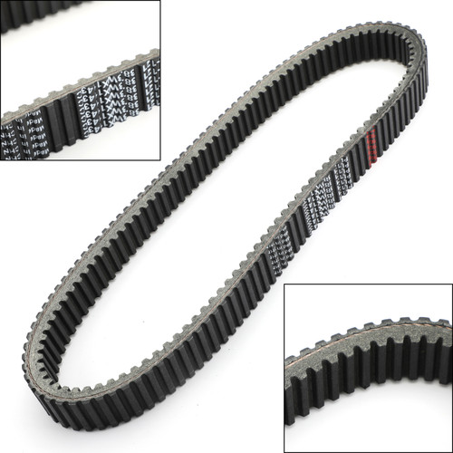 Drive Belt For Arctic Cat ZR-series 0627-104 Snowmobile ZR9000 XF9000 137 2017 Black