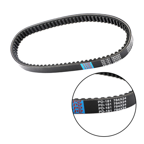 Primary Drive Clutch Belt For Yamaha YFM300 Grizzly 300 12-13 Black Primary Drive Clutch Belt For Yamaha YFM300 Grizzly 300 12-13 Black