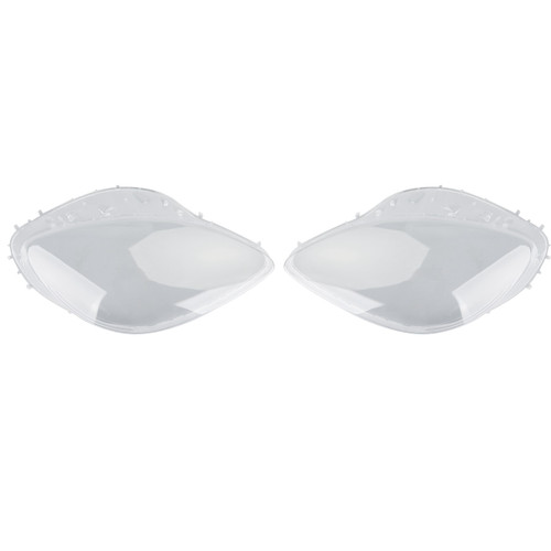 Headlight Replacement Lens Driver Passenger L+R PAIR For C6 Corvette 05-13 Clear