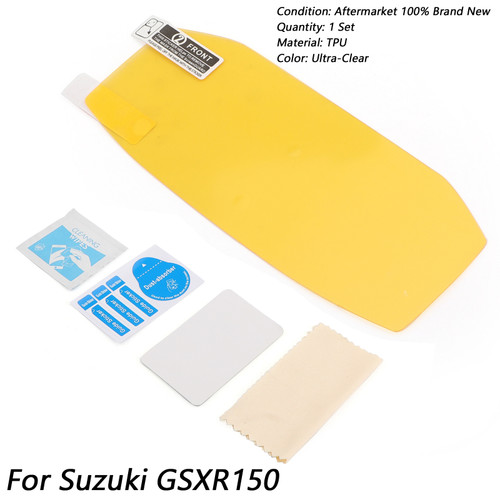 Cluster Scratch Protection Film Screen Protector For Suzuki GSXR150 Clear