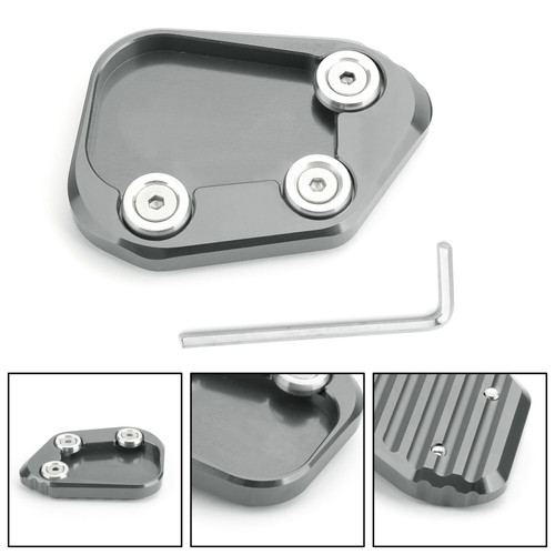 Kickstand Side Stand Extension Enlarger Pad For Honda CBR250RR 17-18 Titanium Kickstand Side Stand Extension Enlarger Pad For Honda CBR250RR 17-18 Titanium