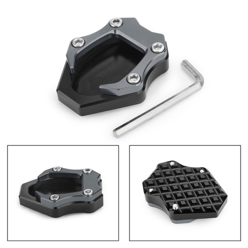 Side Stand Kickstand Extension Plate For Kawasaki Ninja 400 250 18 Titanium Side Stand Kickstand Extension Plate For Kawasaki Ninja 400 250 18 Titanium