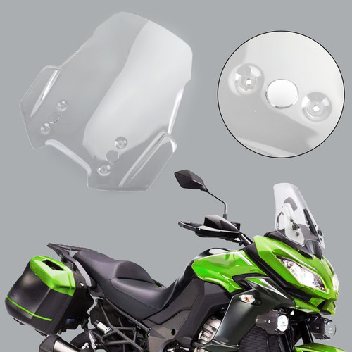 Windscreen Windshield For Kawasaki Versys 1000 KLZ 1000 model 15-18 Versys 650 KLE 650 model 15-19 Clear