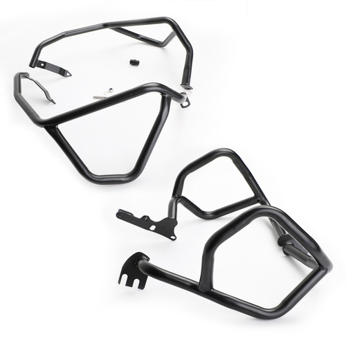 Upper + Lower Crash Bars Engine Guard For Honda CRF1000L Africa Twin 16-19 Upper + Lower Crash Bars Engine Guard For Honda CRF1000L Africa Twin 16-19