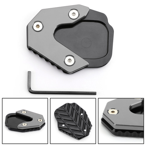 Aluminum Side Stand Kickstand Pad Extension Plate For HONDA CRF250L 13-16 Titanium