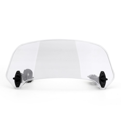 Adjustable Clip On Windshield Extension Spoiler Wind Deflector Clear Adjustable Clip On Windshield Extension Spoiler Wind Deflector Clear