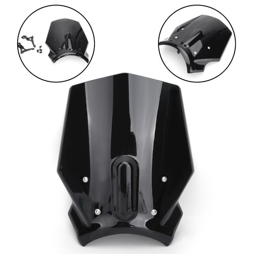 Windshield Windscreen Wind Shield Protector For Honda CB1000R/CB650R 18-19 Black