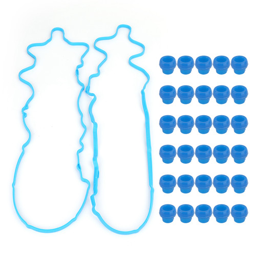 SOHC Valve Cover Gasket Fit For Lincoln Mercury 4.6L 5.4L Triton BLU SOHC Valve Cover Gasket Fit For Lincoln Mercury 4.6L 5.4L Triton BLU