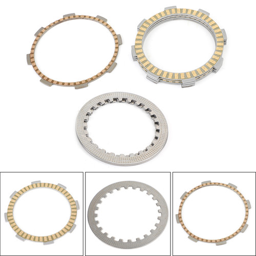 Clutch Plate Kit - Friction & Steel Plates For Honda CRF230 L/M FTR223 SL230 XL230