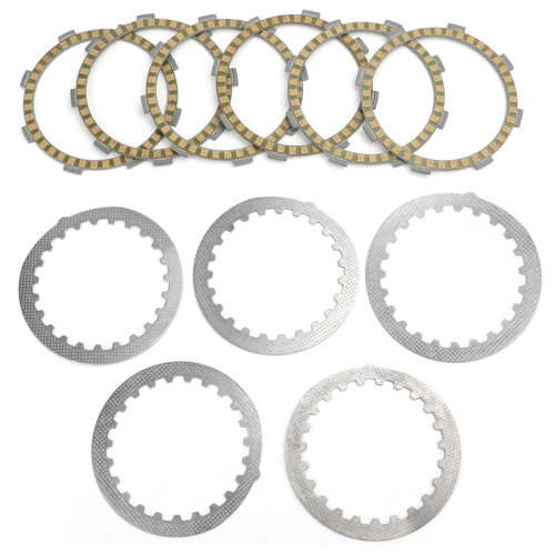 Clutch Plate Kit - Friction & Steel Plates For Yamaha DT125 DT125R DT125LCF (22PS) DT125L DT125LC RZ125 Clutch Plate Kit - Friction & Steel Plates For Yamaha DT125 DT125R DT125LCF (22PS) DT125L DT125LC RZ125