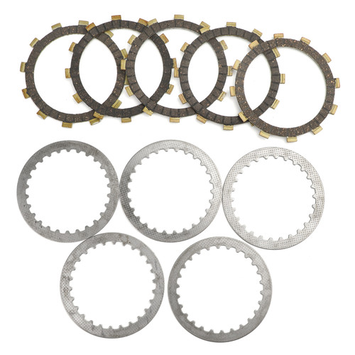 Clutch Plate Kit - Friction & Steel Plates For Suzuki AX100/R/T/V AX115 TS100M/L/B/A/K TC100M/L/K/B RV90K/M/J/L TS90/J/R