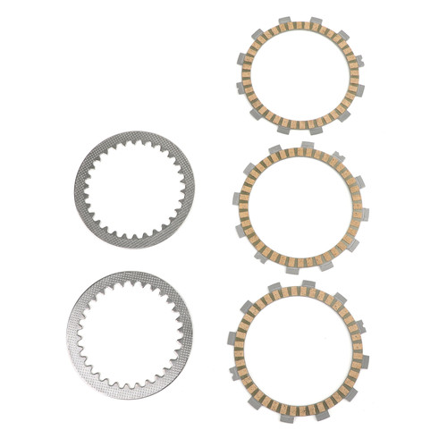 Clutch Plate Kit - Friction & Steel Plates For Suzuki PV/RMX/ZR/GS/GT/OR/TS/SMX/RG50 ZR50 KEN/KEX/SLKX/SKX