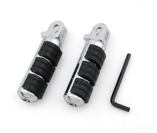 Front Rear Footpegs Set Triumph Thunderbird (95-03) Thunderbird Sport (98-00) (03) Adventurer (96-01) Legend (99-01)