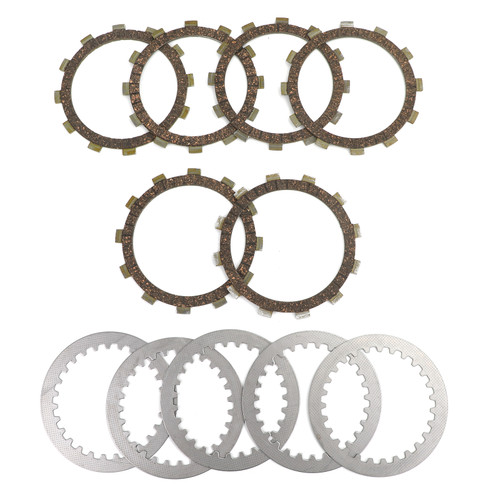 Clutch Plate Kit - Friction & Steel Plates For Yamaha SR250G SR250TH SR250H SR250 TT250G/H/J XT250KC XT250