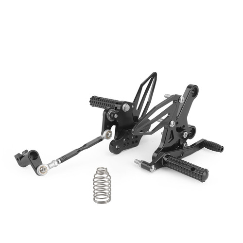 Adjustable CNC Rider Rear Set Rearsets Footrest Foot Rest Pegs For Kawasaki EX250P Ninja 250 EX400 Ninja 400 2018-2020 BLK Adjustable CNC Rider Rear Set Rearsets Footrest Foot Rest Pegs For Kawasaki EX250P Ninja 250 EX400 Ninja 400 2018-2020 BLK