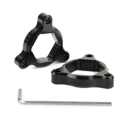 Fork Pre Adjusters Black 19MM Fit For Honda CBR600RR 07-10 CBR1000RR 08-14 Fork Pre Adjusters Black 19MM Fit For Honda CBR600RR 07-10 CBR1000RR 08-14