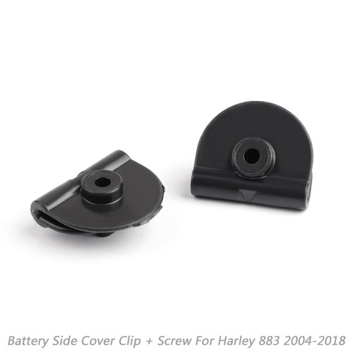 Battery Side Cover Clip + Screw Fit For Harley Sportster XL883 XL1200 2004-2018