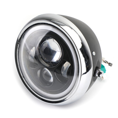 7 inches Motorcycle Headlight Round CREE LED Projector For Cafe Racer Cruiser Bobber Custom A-037 7 inches Motorcycle Headlight Round CREE LED Projector For Cafe Racer Cruiser Bobber Custom A-037