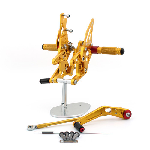 CNC Made Rearsets Fit For Honda CBR1000RR 2008-2009 GOLD CNC Made Rearsets Fit For Honda CBR1000RR 2008-2009 GOLD