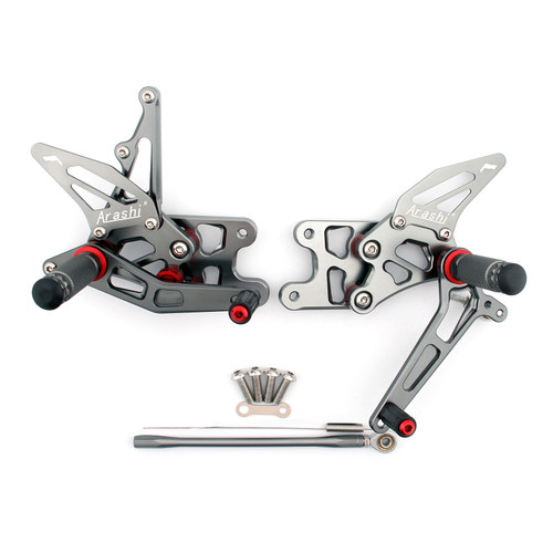 CNC Made Rearsets Fit For Suzuki GSXR1000 2007-2008 GRAY
